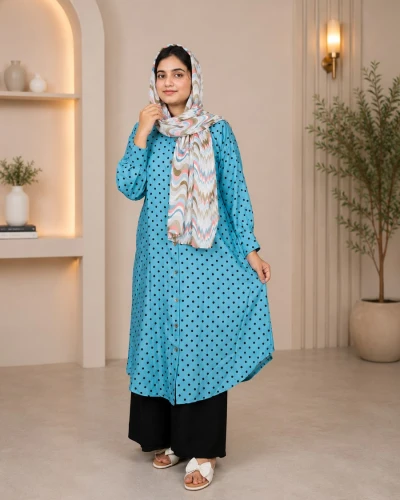 Retro Pocket Shirt Blue Dot