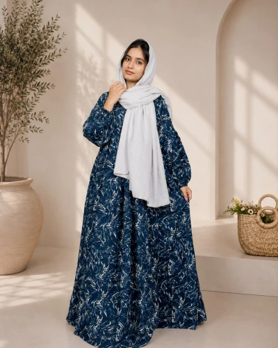 Chik Chik Borkha Nevy Blue
