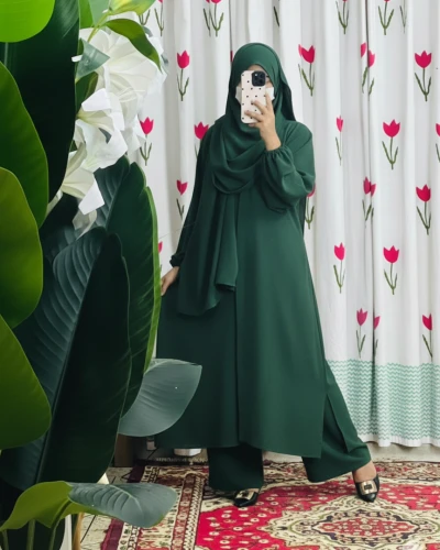 Alif Layla Cords Bottle Green