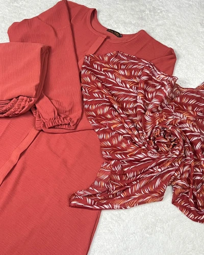 Alif Layla Cords Brick Color